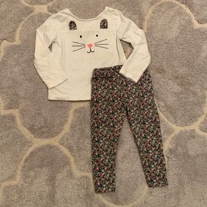 Carters baby girl matching set